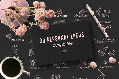 Creativemarket - 30 Personal Logos (2017).jpg